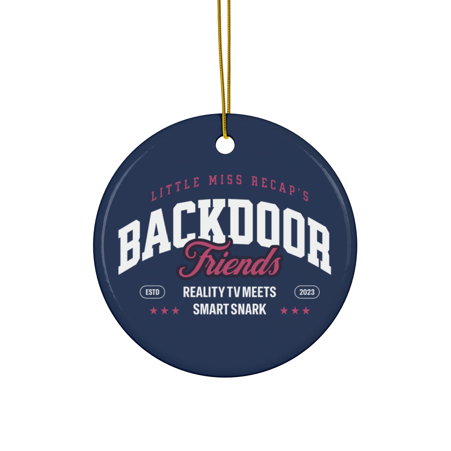 Backdoor Friends Ornament