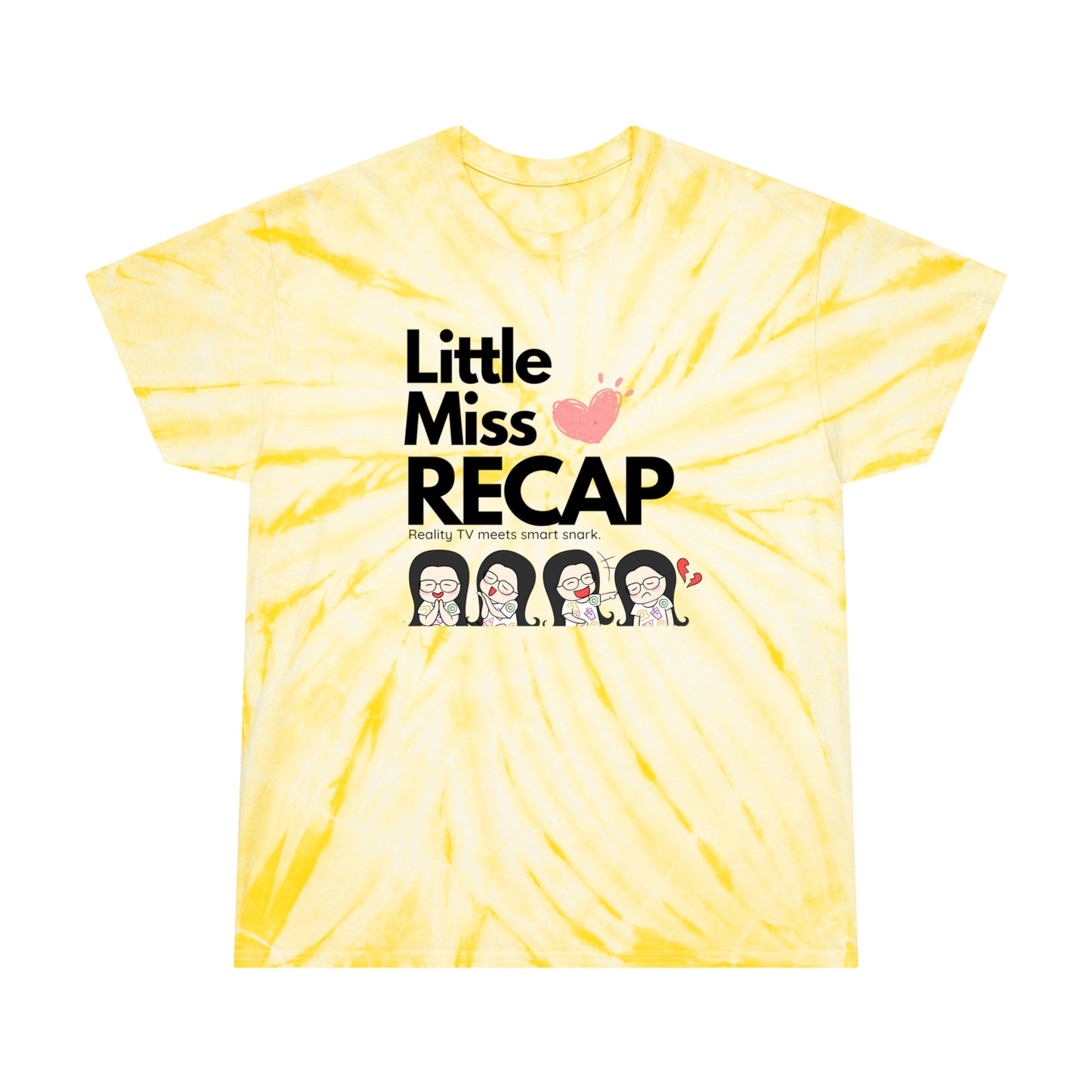 Little Miss Recap Logo Tie Dye T-Shirt