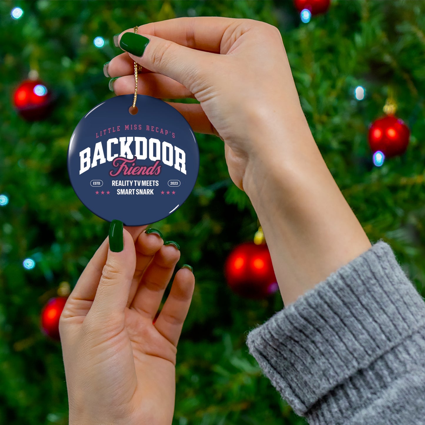 Backdoor Friends Ornament