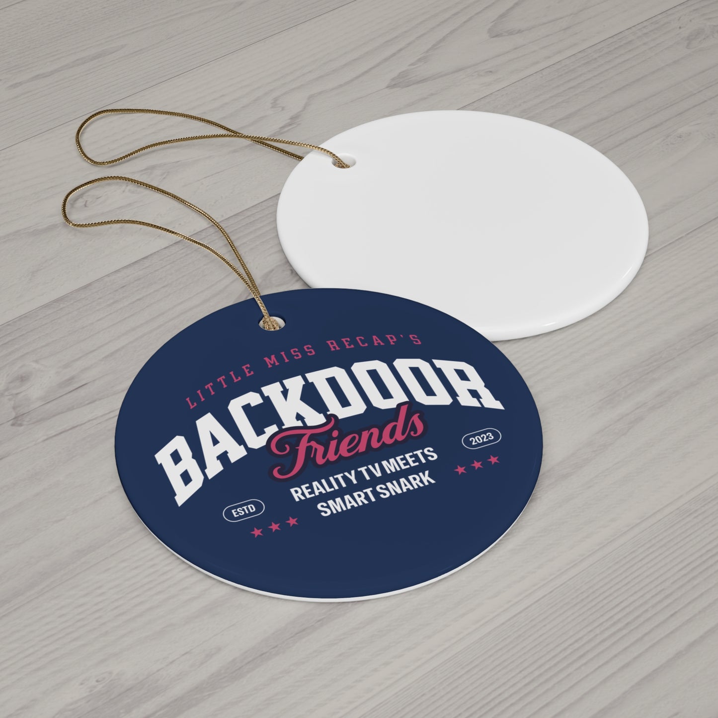 Backdoor Friends Ornament