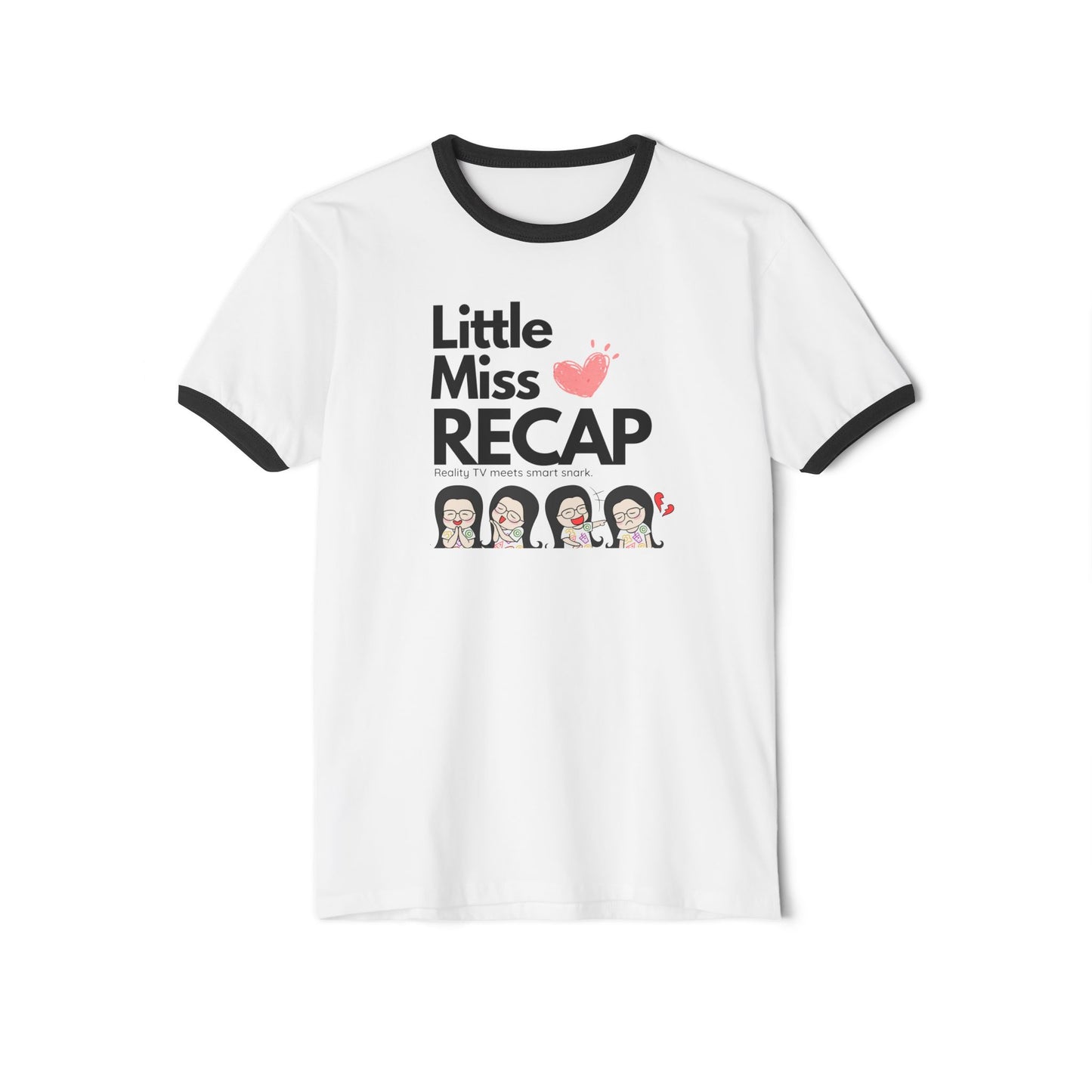 Little Miss Recap Logo Ringer T-Shirt